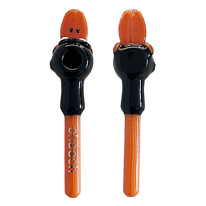 Cheech Double Shaded Angry Duck Handpipe (CH-PIPE-282) | 7 inches | Assorted Colors product image